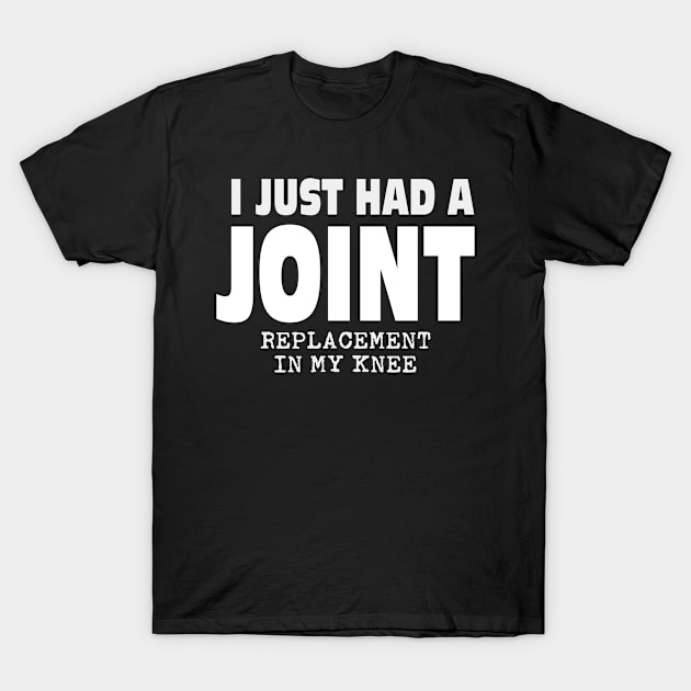 Gift for Knee Replacement Funny Joint Surgery T-Shirt by LindaMccalmanub